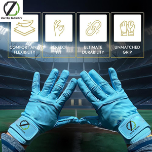 Professional Quality Batting Gloves 0.9mm Thick, Premium Cabretta Leather with <b>Mold</b>-to-Fit Performance-Long Cuff Baseball Gloves - Product Image 5