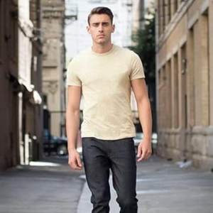 Lot de t-shirts en coton légers à manches courtes et col rond pour hommes, couleurs vives, décontractés - Product Image 3