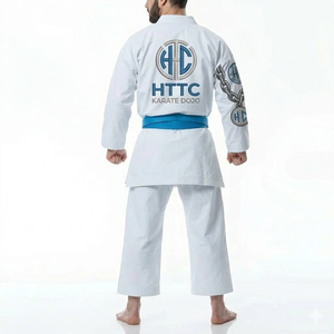 Uniforme de Artes Marciales Mixtas de Alta Calidad para Hombres Adultos, Tela de Spandex/Poliéster, Conjunto de 2 Piezas, Logotipo Personalizado en la Espalda, Corte Ajustado - Product Image 5