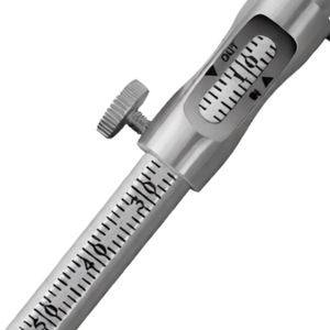 Calibrador deslizante Krekeler de 5″ recto de 0–80 mm – Instrumento de medición dental de precisión - Product Image 5