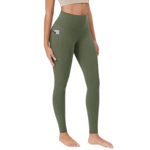 Leggings Deportivos de Cintura Alta para Mujer, Personalizados, para Yoga, Entrenamiento, Fitness, Running, Gimnasio, con Bolsillo para Teléfono - Product Image 4