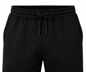 Pantalon de jogging décontracté pour homme en molleton bleu marine, taille élastique, poches latérales, plissé sur le devant, avec cordon de serrage, idéal pour le printemps - Product Image 6