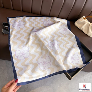 Écharpe en satin imprimée avec logo personnalisé, fabrication OEM ODM, marque privée, cadeau, fabricant, Nigéria, Ghana, Kenya, Congo, Sénégal, Tanzanie - Product Image 6