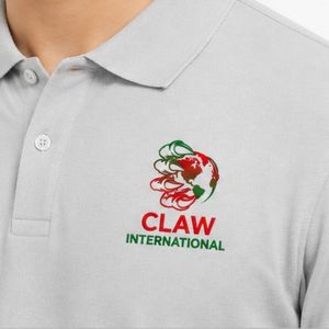 Polo homme en polyester de haute qualité, manches longues, avec fermeture éclair et poche, logo personnalisé. - Product Image 5