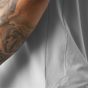 Bodybuilding Stringer Tank Top <b>Men</b> Mesh Gym Sleeveless T-shirt <b>Men</b> Fitness Vest <b>Singlets</b> Sportswear Workout Tanktop - Product Image 6