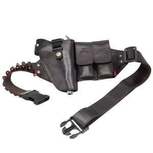 Funda de cinturón de cuero de vaca con ajuste seguro y acceso fácil - Product Image 2