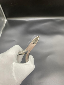 Coupe-ongles en acier inoxydable de 12 cm avec double ressort, lame droite, coupe-cuticules pour manucure et pédicure, instruments de podologie - Product Image 6