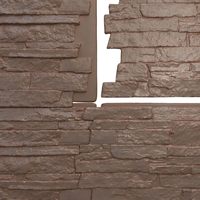 Panneaux muraux 3D en mousse PU légère, imitation pierre, faciles à installer, pour une rénovation rapide des magasins