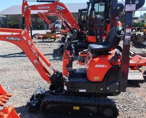 รถขุดขนาดเล็ก Kubota K008-3 ปี 2026 มือสอง สภาพใช้งานได้ น้ำหนัก: 2,200 ปอนด์ กำลังเครื่องยนต์: 10.3 แรงม้า มีสินค้าในสต็อก - Product Image 5