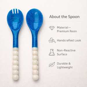 Eco-Friendly Resin Bone Salad Server Salad <b>Tools</b> Dishwasher <b>Safe</b> Kitchen Accessories - Product Image 5