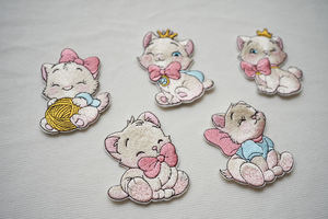 Wholesale Embroidery Patch Iron On Embroidered Badge Woven Twill Patches for Clothing Hats Bags Jackets Heat <b>Press</b> Garment - Product Image 4
