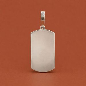 Customized Personalized Moissanite S925 Silver <b>Picture</b> Small Size Square Photo Frame Pendant - Product Image 4