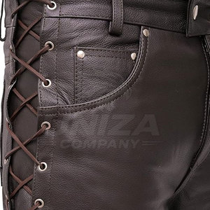 Export Quality Winter <b>Plus</b> <b>Size</b> Motorbike <b>Leather</b> <b>Pant</b> for Men Strong Material Comfortable with Safety Stitching Fine Finish - Product Image 5