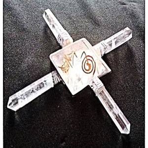 Générateur d'énergie en cristal de quartz fait main en gros, croix Reiki USAI, artisanat en pierres précieuses, pierres naturelles, écologique - Product Image 3