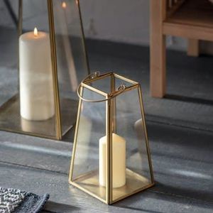 Metal Black <b>Lantern</b> with Glass <b>Small</b> - Product Image 3