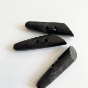 Botones Ovalados de 2 Agujeros de Cuerno de Búfalo Natural de Alta Calidad, Impermeables, Hechos a Mano, para Jeans, Abrigos, Chaquetas, Bolsos, Color Personalizado - Product Image 1