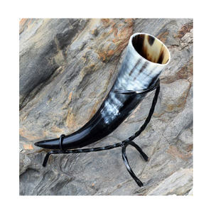<b>Best</b> Quality Buffalo Viking Horn Manufacturer From India Genuine Ox Horn Drinking Horn Non-Toxic Polished Drinking Horn - Product Image 5