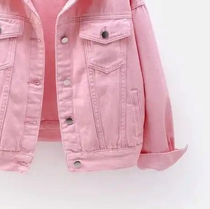 Chaqueta Blusón de Mezclilla Azul Retro para Hombre y Mujer, Estilo Clásico Trucker, Cierre de Botones, Informal, de Algodón Transpirable, Ligera, de Manga Larga, para Uso Diario - Product Image 4