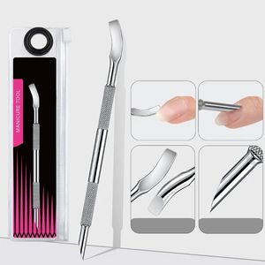 Empujador de Cutículas de Doble Punta y Herramienta para Decoración de Uñas de Acero Inoxidable, Precio al por Mayor, Removedor de Cutículas, Herramientas para el Cuidado de las Uñas - Product Image 2