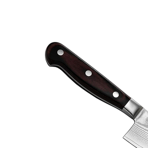 Cuchillo de cocina de acero con diseño artesanal, herramienta de corte profesional con agarre cómodo para uso culinario, cuchillo de chef de acero de Damasco. - Product Image 3