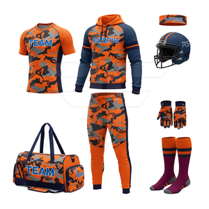 Uniformes de Fútbol 7V7 Personalizados para Adultos, Alta Calidad, Reversibles, Transpirables, Servicio OEM, Uniforme al por Mayor, Casco, Bolsa - Product Image 4