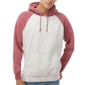 À la mode couleur bloc blanc doux coton broderie Logo unisexe pull sweat hommes sweats à capuche 2025 - Product Image 3