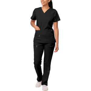 Wholesale Premium Quality Unisex Hospital Uniforms Custom Logo Surgical Scrubs <b>Set</b> Jogger Pants Top Designed for <b>Doctors</b> Nurses - Product Image 1