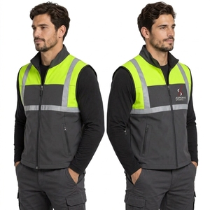 Chaleco de Seguridad para Hombre, Chaleco de Trabajo Reflectante Profesional, Material de Alta Visibilidad, Construcción Duradera, Ajuste Ligero y Cómodo - Product Image 5
