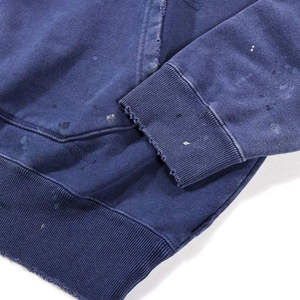 Sudaderas Personalizadas Vintage con Efecto Desgastado por el Sol, Lavado Ácido, Tejido Sólido, Forradas, 100% Algodón Francés, Cuello Redondo para Hombre, Unisex - Product Image 3