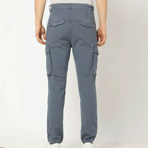 2026 Wholesale Custom New Designs <b>Men's</b> High Street Style 100% Cotton Tactical Straight Leg <b>Camo</b> Cargo Trousers Side Pockets - Product Image 2
