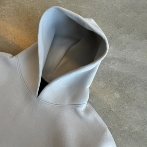 Sweat-shirt homme personnalisé en gros, lourd et uni, pour les marques de vêtements pour enfants américaines, avec tissu en molleton français personnalisé. - Product Image 6
