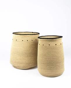 Cesta de Almacenamiento de Paja Hecha a Mano de Primera Calidad, Cesta de Macramé de Seagrass con Asa, Cesta de Ratán, Organizador de Yute - Product Image 6