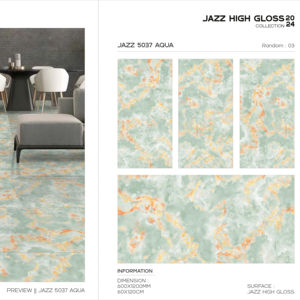 Azulejo de Porcelana Luxon Jazz de Alto Brillo, 600x1200, Formato Grande, Superficie Premium, para Pared y Piso, Diseño Moderno para Interiores y Exteriores - Product Image 1