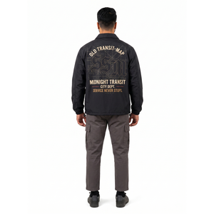 Chaqueta Deportiva Personalizada para Hombre con Logotipo, Diseño Sólido, Poliéster Twill, Cortavientos, con Servicio OEM - Product Image 2