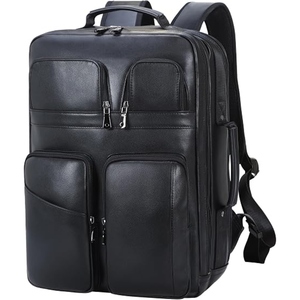 New Classic Design Wholesale Price Low MOQ Customized Leather Made <b>Backpacks</b> for Sale in Low price - Product Image 1