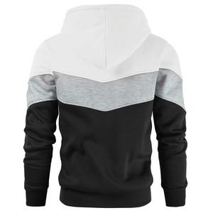 Sudaderas con Capucha para Hombre, Corte Regular, Personalizables, de Poliéster/Algodón, Forro Polar, Frente Sólido, Reflectantes, Transpirables, de Secado Rápido para Invierno - Product Image 3
