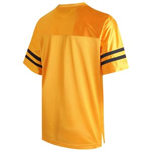 เสื้อฟุตบอลสำหรับผู้ชาย ผ้าตาข่าย แบบเรียบ ปรับแต่งได้ ยูนิเซ็กซ์ คลาสสิก ระบายอากาศได้ดี เสื้อยืดออกกำลังกาย เสื้อกีฬา ชุดลำลอง ชุดฟิตเนส - Product Image 3