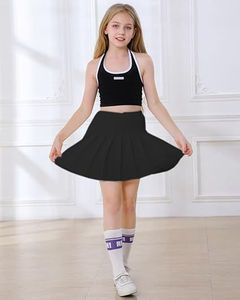 Minifalda Deportiva Personalizada para Mujer, Cintura Alta, Antiarrugas, Diseño en Línea A, para Tenis y Uso Casual - Product Image 4
