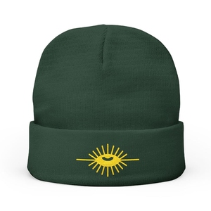 Knights of the All Seeing Eye Knit Beanie Custom Embroidery Masonic Symbol <b>Winter</b> <b>Cap</b> - Product Image 6