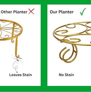 <b>Rectangle</b> Jardiniere Plant StandsPot Stand for Garden for Outdoor Balcony Rustproof Pot Stands for Plants in Balcony Flower Pot - Product Image 6