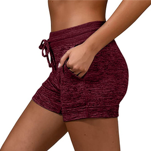 Nouveaux shorts d'été pour femmes avec cordon de serrage, taille haute élastique, amples, doux, décontractés, de plage et de sport - Product Image 4