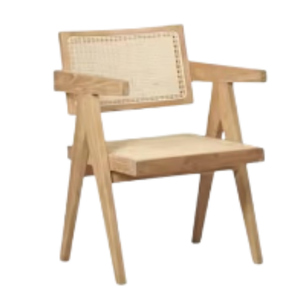 Chaises de salle à manger pour la maison et l'hôtel, chaises de jardin en teck avec combinaison rotin, mobilier de salle à manger pour la maison - Product Image 3