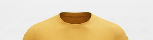 Camiseta de Manga Corta para Hombre, Cuello Redondo, Color Amarillo Mostaza, Corte Regular, Absorbe la Humedad, 100% Poliéster, para Todas las Temporadas - Product Image 4