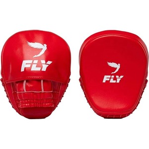 Pads de frappe Fly Boxing 100% cuir véritable, paire de mitaines de qualité supérieure pour l'entraînement et le combat en sports de combat MMA, Muay Thai, Kickboxing - Product Image 1