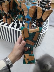 Quemador de Incienso Ecológico de Madera de Pino y Resina Epoxi |   Porta Incienso de Lujo - Product Image 6