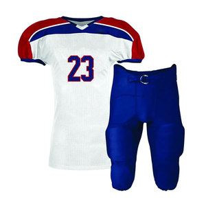 Ensemble de maillots de football américain pour hommes, noir, turquoise, blanc, imprimé par transfert thermique, maille respirante, col en V, taille élastique, ajusté - Product Image 4