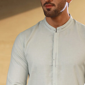 Shalwar Kameez pour hommes très vendus, confortables, pakistanais, séchage rapide, évacuation de l'humidité, toutes saisons, service OEM disponible, Bandhgala - Product Image 5