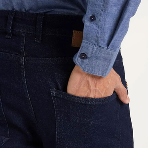 Men's Casual Denim <b>Jeans</b> Pants Comfortable Breathable Stretch Fabric Classic Straight Fit Fashion Clothing for <b>Work</b> Travel - Product Image 5