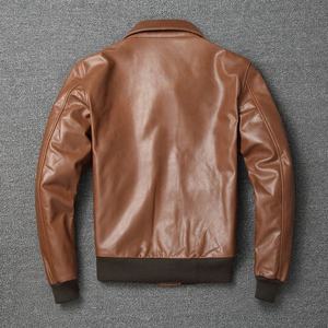 <b>Leather</b> <b>Jacket</b> For Men Premium Quality Soft Durable Classic Casual Fashion Outerwear - Product Image 1