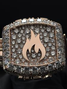 Anillo Hip Hop con Incrustaciones de Diamantes |   Diamante Moissanite D VVS |   Plata de Ley 925 |   Certificado por GRA |   Anillo de Compromiso de Lujo Personalizado - Product Image 6